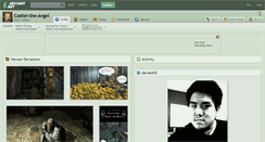Desktop Screenshot of castiel-the-angel.deviantart.com