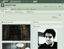 Tablet Screenshot of castiel-the-angel.deviantart.com