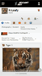 Mobile Screenshot of k-leafy.deviantart.com