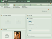 Tablet Screenshot of davy99.deviantart.com