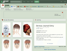 Tablet Screenshot of justab.deviantart.com