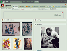 Tablet Screenshot of haniko-a.deviantart.com