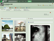 Tablet Screenshot of christophe-niel.deviantart.com