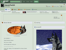 Tablet Screenshot of dakotathegsd.deviantart.com