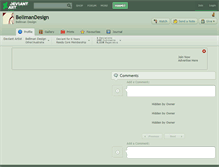 Tablet Screenshot of bellmandesign.deviantart.com