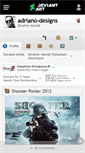 Mobile Screenshot of adriano-designs.deviantart.com