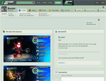 Tablet Screenshot of buuzer.deviantart.com