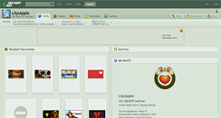 Desktop Screenshot of lilysapple.deviantart.com