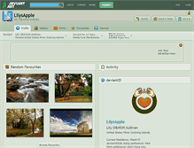 Tablet Screenshot of lilysapple.deviantart.com