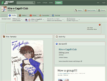 Tablet Screenshot of kira-x-cagalli-club.deviantart.com