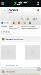 Mobile Screenshot of darkera.deviantart.com
