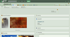 Desktop Screenshot of champion-art.deviantart.com