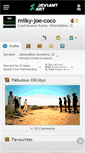 Mobile Screenshot of milky-joe-coco.deviantart.com