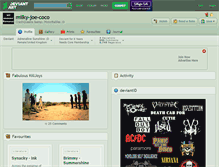 Tablet Screenshot of milky-joe-coco.deviantart.com