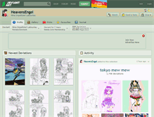 Tablet Screenshot of heavensengel.deviantart.com