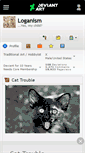 Mobile Screenshot of loganism.deviantart.com