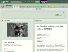 Tablet Screenshot of loganism.deviantart.com