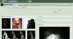 Desktop Screenshot of generic-artsist.deviantart.com