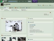 Tablet Screenshot of m14socom.deviantart.com