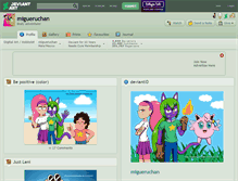 Tablet Screenshot of migueruchan.deviantart.com
