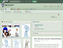 Tablet Screenshot of gabriel-house.deviantart.com