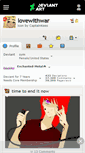 Mobile Screenshot of lovewithwar.deviantart.com