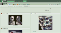 Desktop Screenshot of gennady.deviantart.com