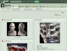 Tablet Screenshot of gennady.deviantart.com