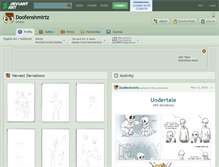 Tablet Screenshot of doofenshmirtz.deviantart.com