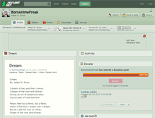 Tablet Screenshot of bornanimefreak.deviantart.com