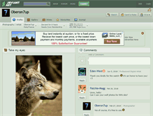 Tablet Screenshot of oberon7up.deviantart.com