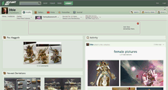 Desktop Screenshot of dible.deviantart.com