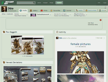 Tablet Screenshot of dible.deviantart.com