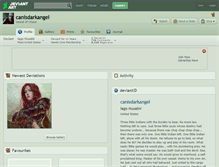 Tablet Screenshot of canisdarkangel.deviantart.com