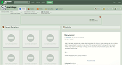 Desktop Screenshot of okamikage.deviantart.com