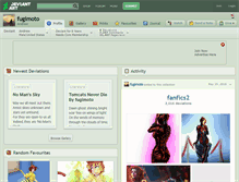 Tablet Screenshot of fugimoto.deviantart.com