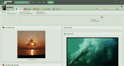 Desktop Screenshot of eviliva.deviantart.com