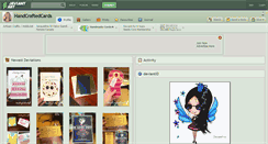 Desktop Screenshot of handcraftedcards.deviantart.com