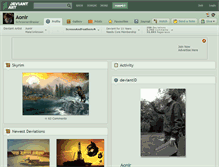 Tablet Screenshot of aonir.deviantart.com
