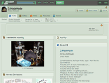Tablet Screenshot of djnadenade.deviantart.com