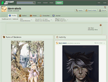 Tablet Screenshot of dawn-alexis.deviantart.com