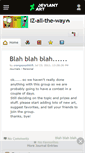 Mobile Screenshot of iz-all-the-way.deviantart.com
