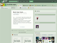 Tablet Screenshot of iz-all-the-way.deviantart.com