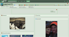 Desktop Screenshot of copperhead1973.deviantart.com