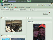 Tablet Screenshot of copperhead1973.deviantart.com