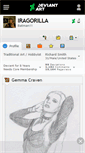 Mobile Screenshot of iragorilla.deviantart.com