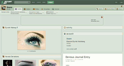 Desktop Screenshot of linore.deviantart.com