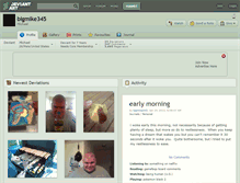 Tablet Screenshot of bigmike345.deviantart.com