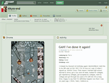 Tablet Screenshot of kikyos-end.deviantart.com