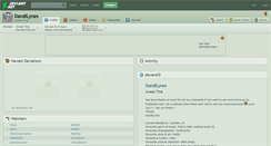 Desktop Screenshot of dandilynes.deviantart.com